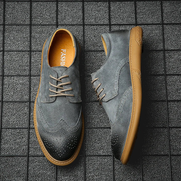 SuaveWalk | Klassieke suède brogues voor heren