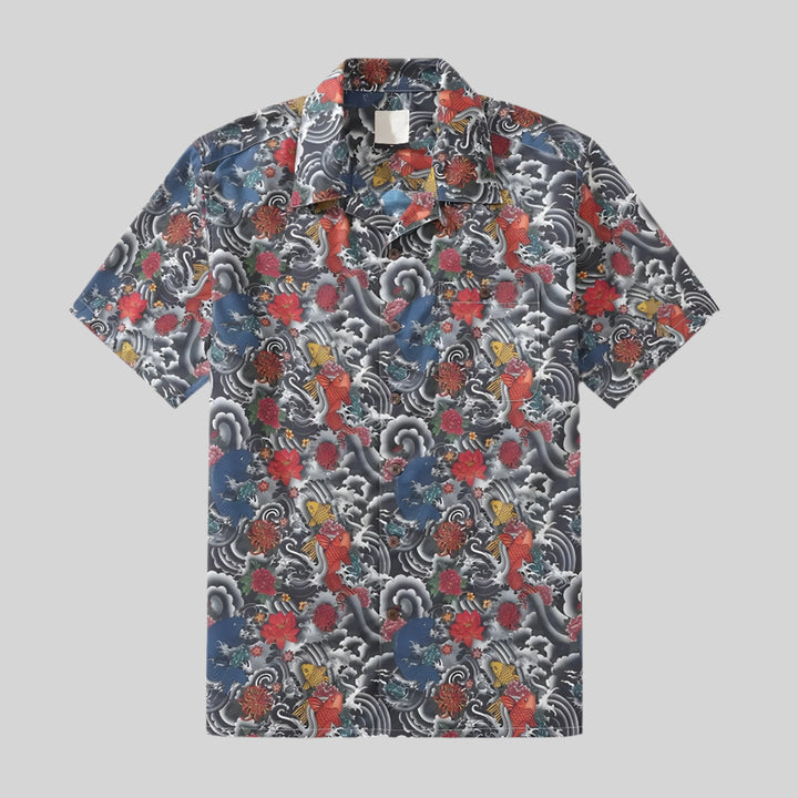 ZenWeave | Luchtig katoenen overhemd met print