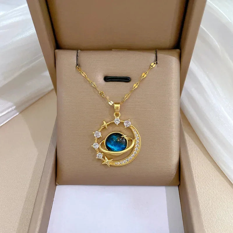 RadiantCelest | Stralende hemelse ketting voor haar