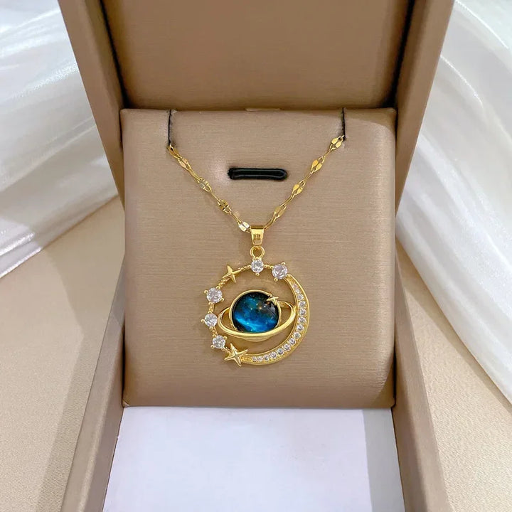 RadiantCelest | Stralende hemelse ketting voor haar