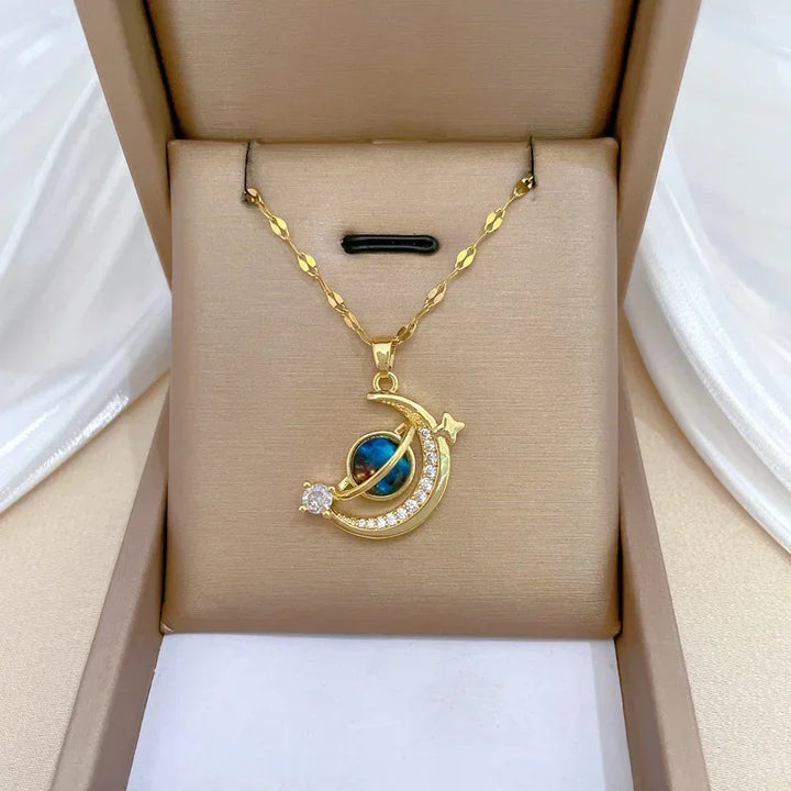 RadiantCelest | Stralende hemelse ketting voor haar