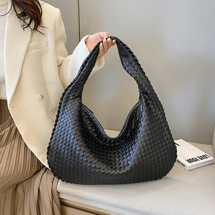 Hobo bag | Dames gevlochten schoudertas