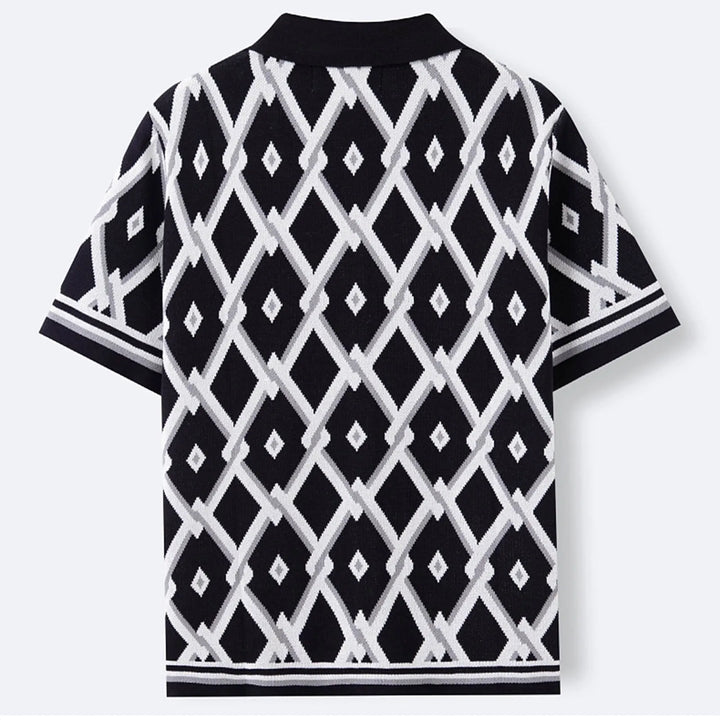 SantoDiamond | Elegant herenoverhemd met print