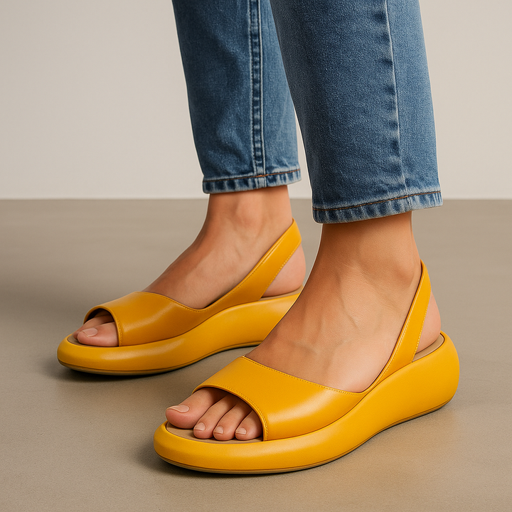 Sandalen dames | Comfort slippers met open teen en antislip zool