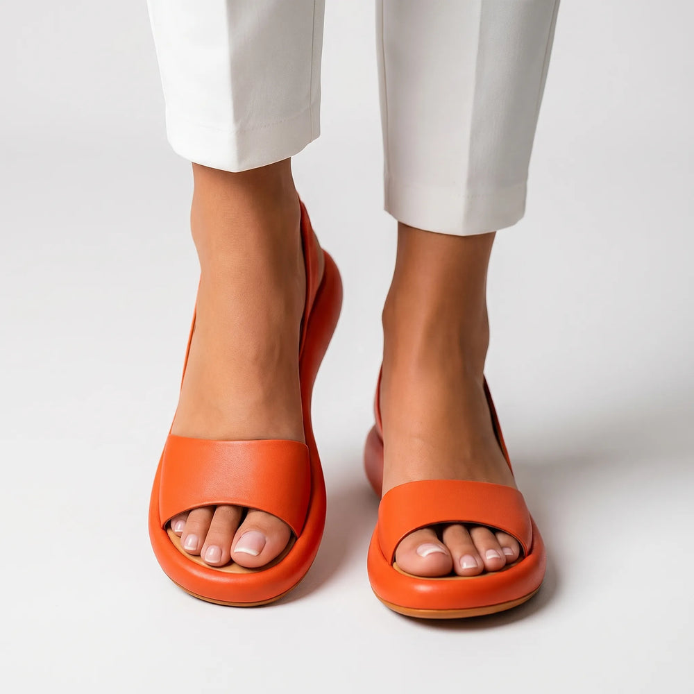 Sandalen dames | Comfort slippers met open teen en antislip zool