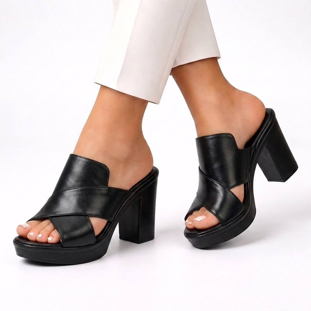 Sandalen dames | Comfortabele sandalen met blokhak