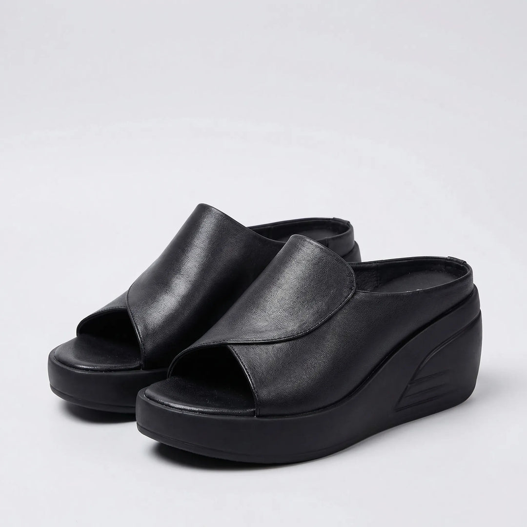 Sandalen dames | Ergonomische comfort sandalen met sleehak