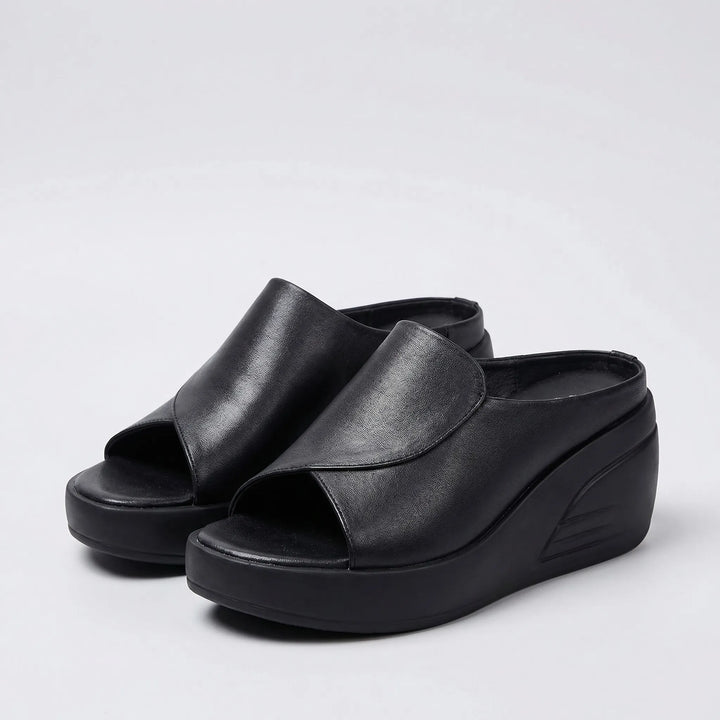 Sandalen dames | Ergonomische comfort sandalen met sleehak