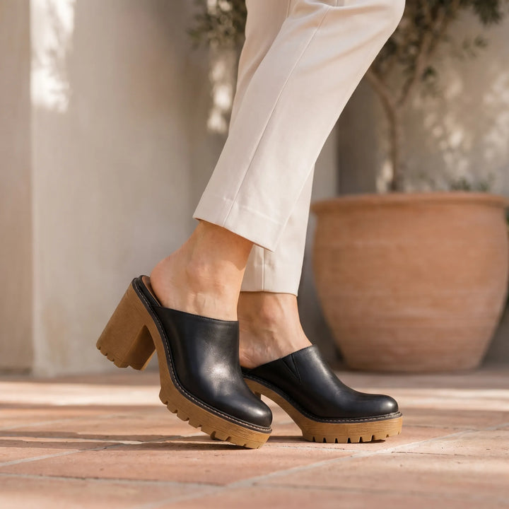 Sandalen dames | Platform sandalen met blokhak