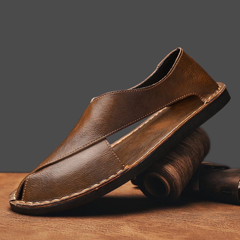 Sandalen heren | Comfortabele instappers met open hiel