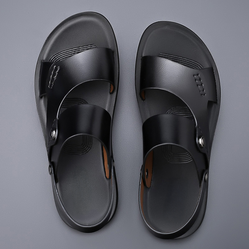 Sandalen heren | Sandalen met verstelbare band en voetbed
