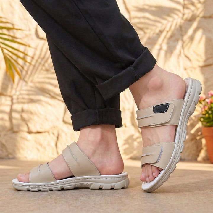 Sandalen heren | Sport sandalen met verstelbare band en voetbed