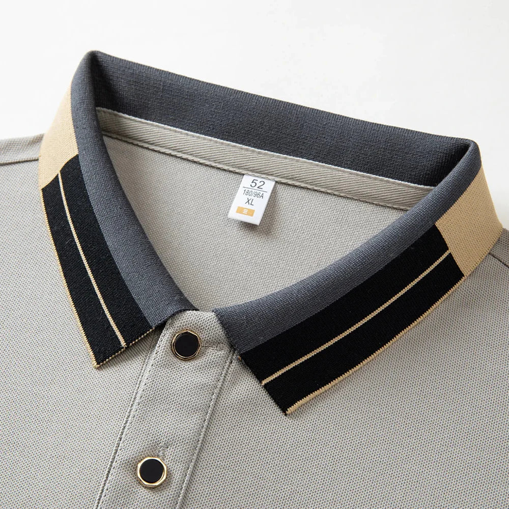 Gregg | Heren premium poloshirt met contrastdetails