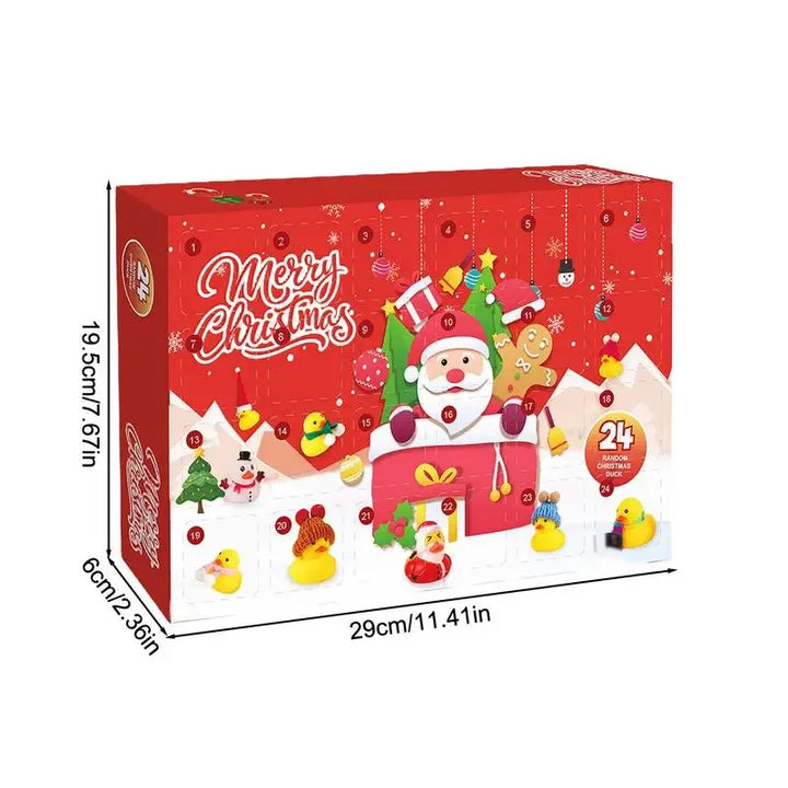 Eendjes adventskalender 2025 | 24 dagen kerst countdown met badspeelgoed