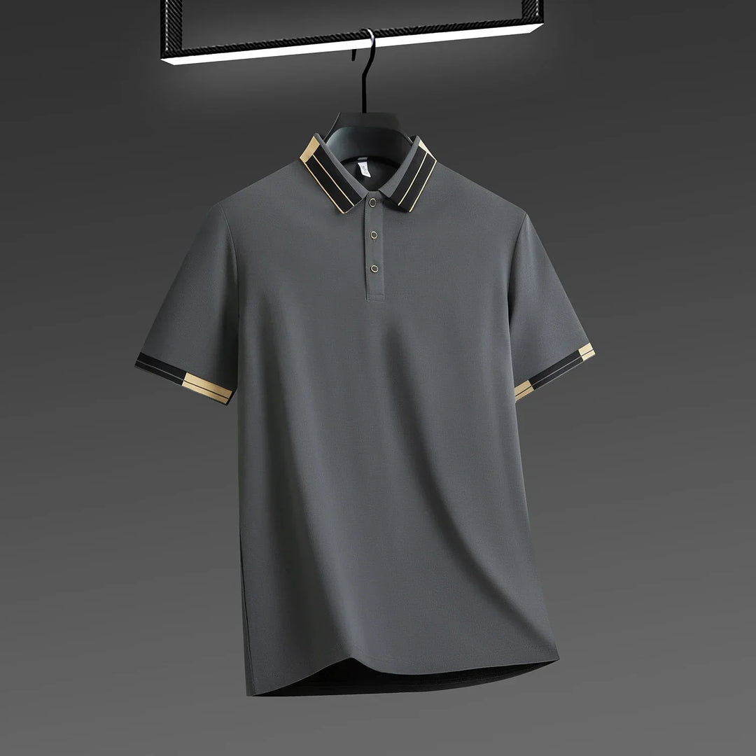 Gregg | Heren premium poloshirt met contrastdetails