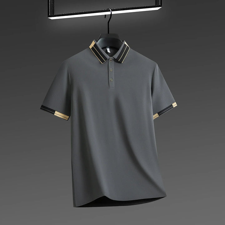 Gregg | Heren premium poloshirt met contrastdetails