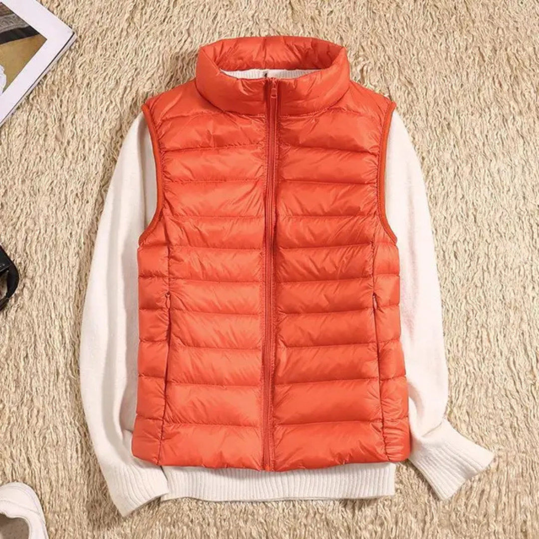 Scarlet | dames lichtgewicht dons bodywarmer zonder mouwen