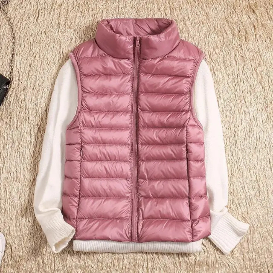 Scarlet | dames lichtgewicht dons bodywarmer zonder mouwen