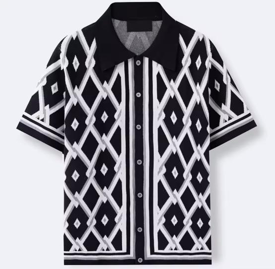 SantoDiamond | Elegant herenoverhemd met print