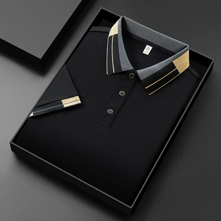 Gregg | Heren premium poloshirt met contrastdetails