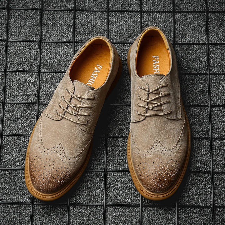 SuaveWalk | Klassieke suède brogues voor heren