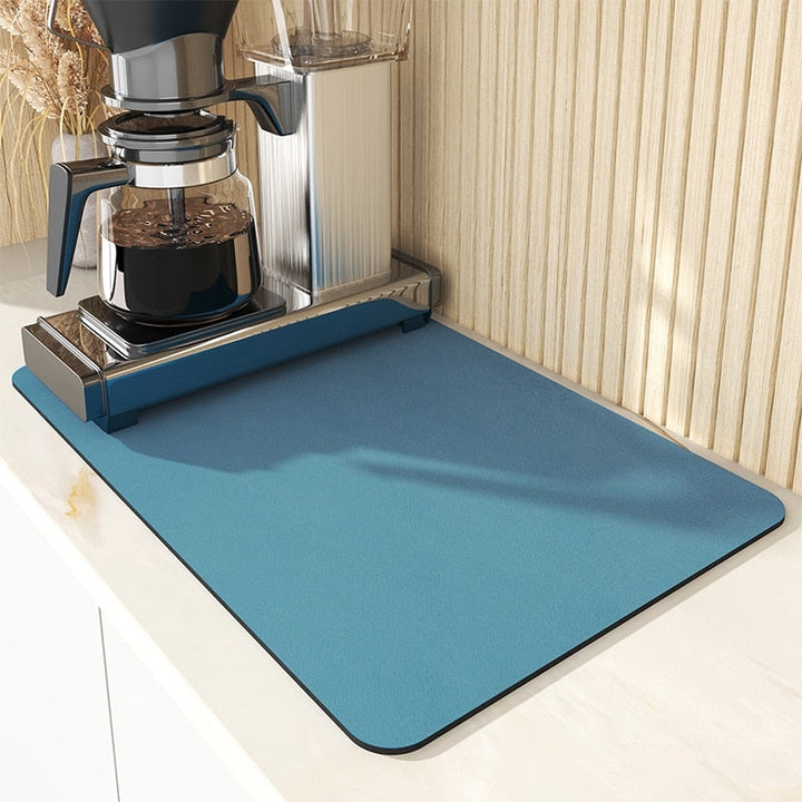 DryGuard Mat | Grote keukenafdruipmat waterabsorberend en anti‑slip