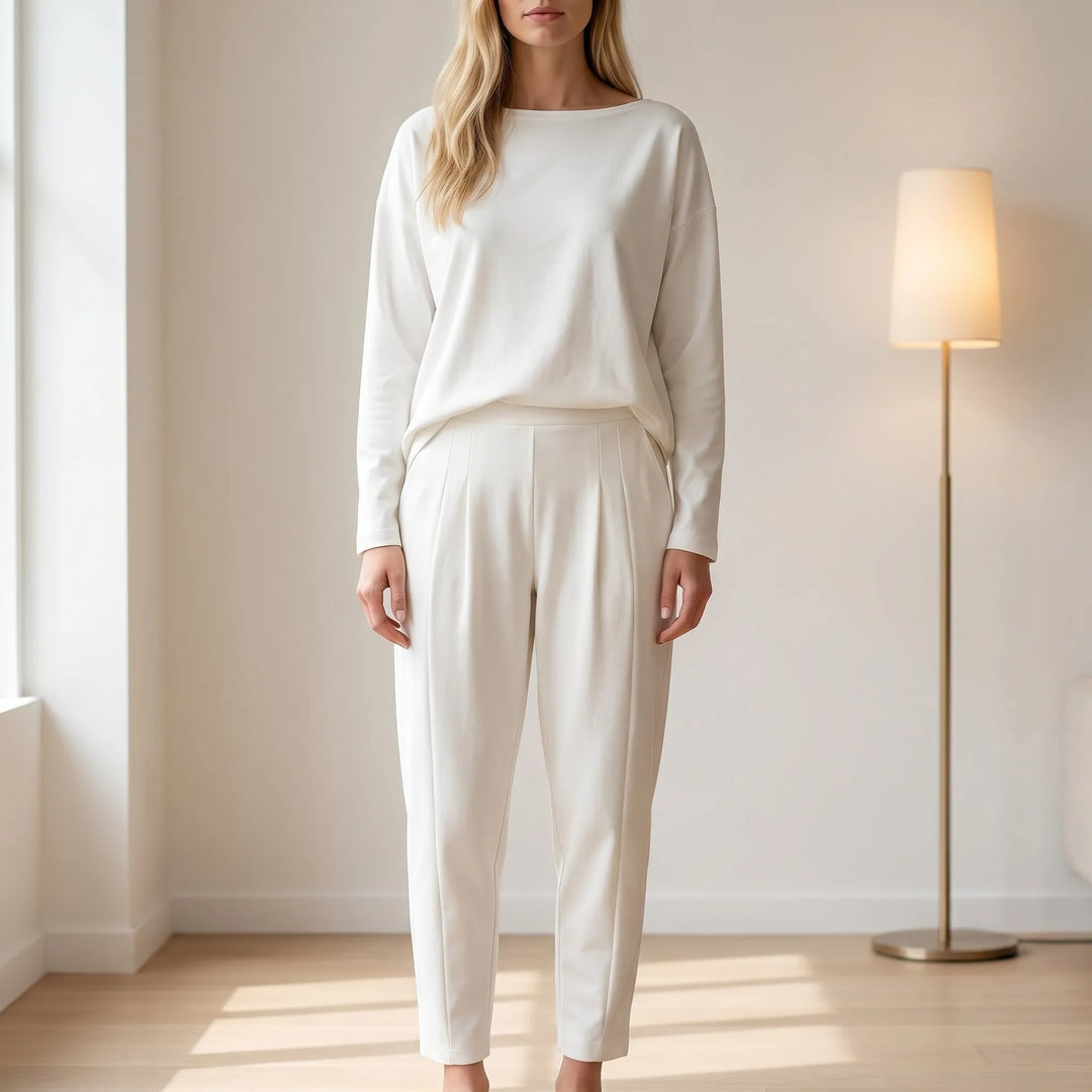 Set dames | Comfort set met losvallende top en broek