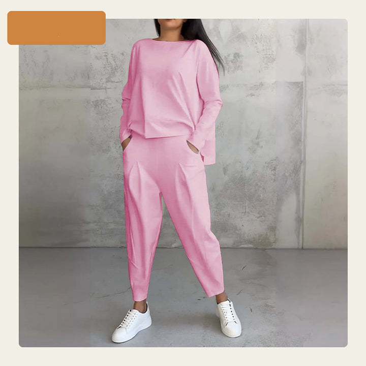 Set dames | Comfort set met losvallende top en broek