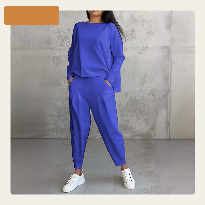 Set dames | Comfort set met losvallende top en broek