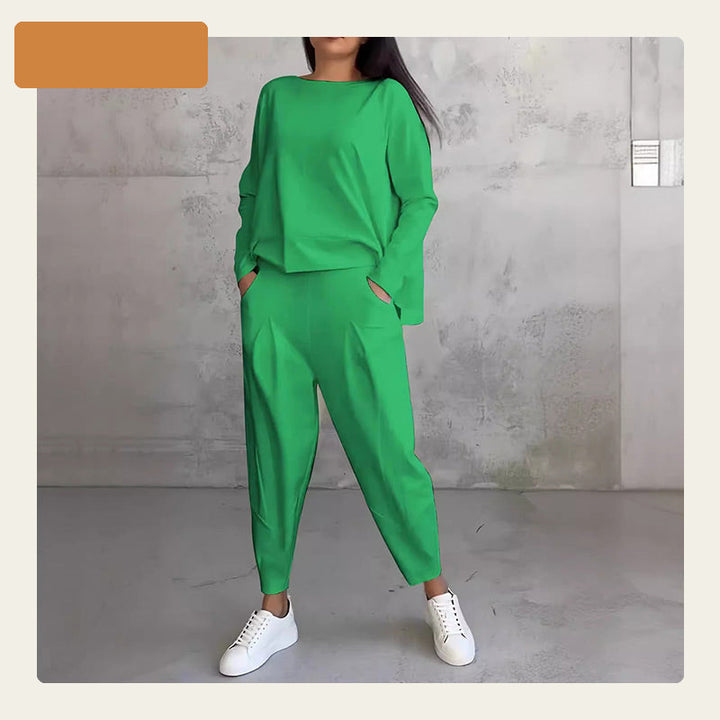 Set dames | Comfort set met losvallende top en broek