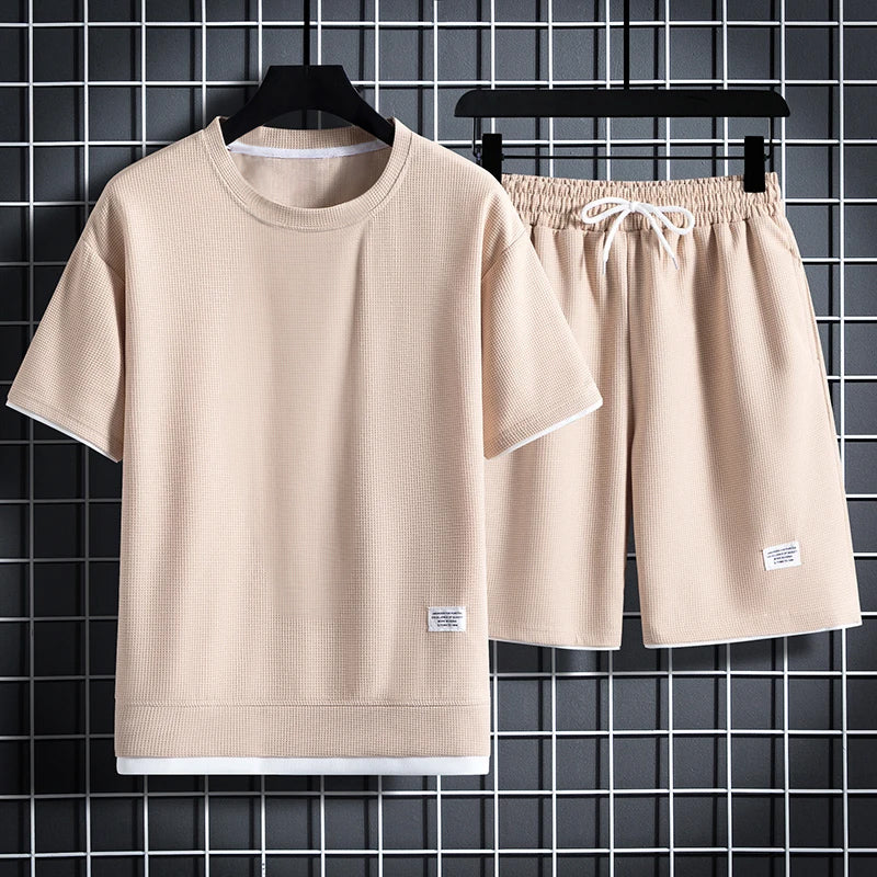 Set heren | Zomer set met T-shirt en korte broek