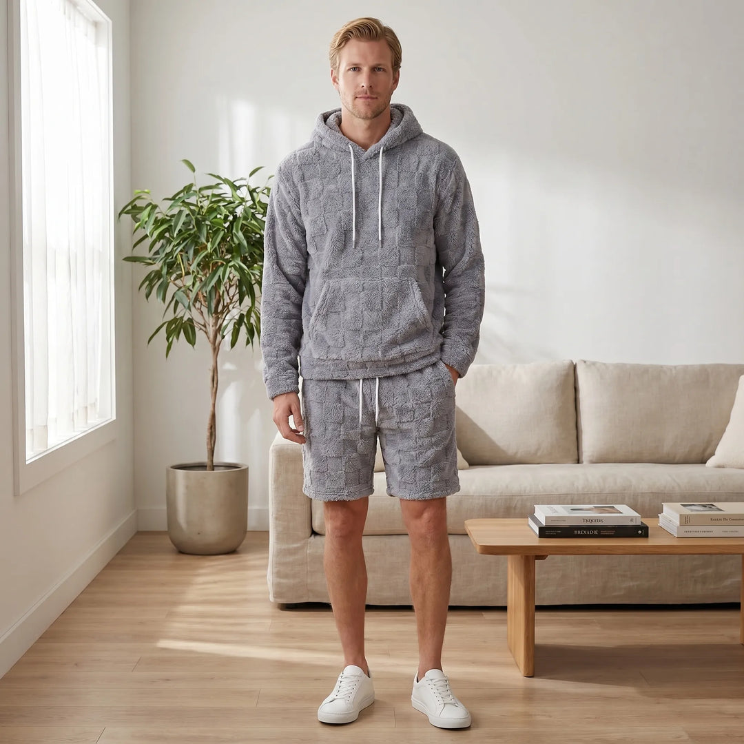 Set heren | Zomer set met hoodie en korte broek