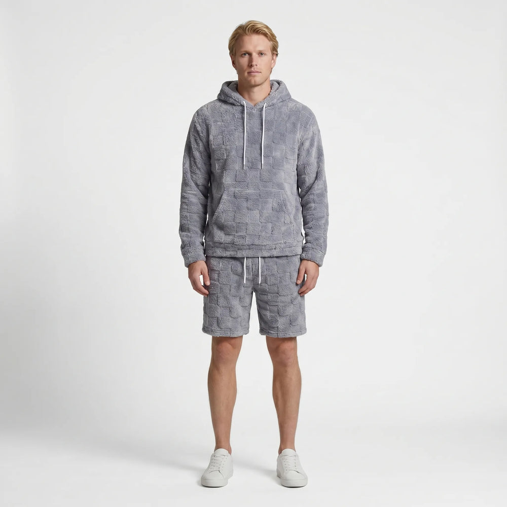 Set heren | Zomer set met hoodie en korte broek