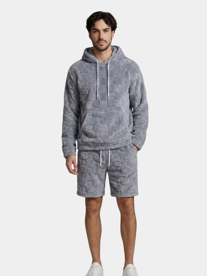 Set heren | Zomer set met hoodie en korte broek