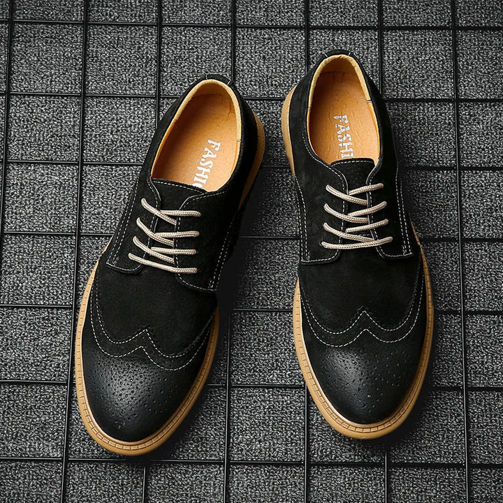SuaveWalk | Klassieke suède brogues voor heren