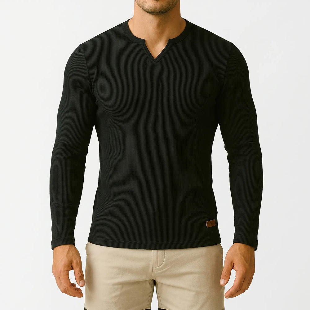 Shirt heren | Slim fit shirt met lange mouwen