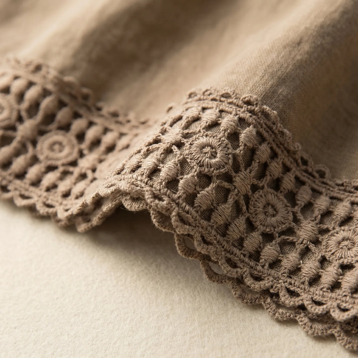 Short dames | Luchtige zomer short met kanten details
