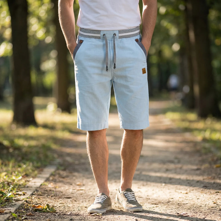 Shorts heren | Stretch met hoge taille