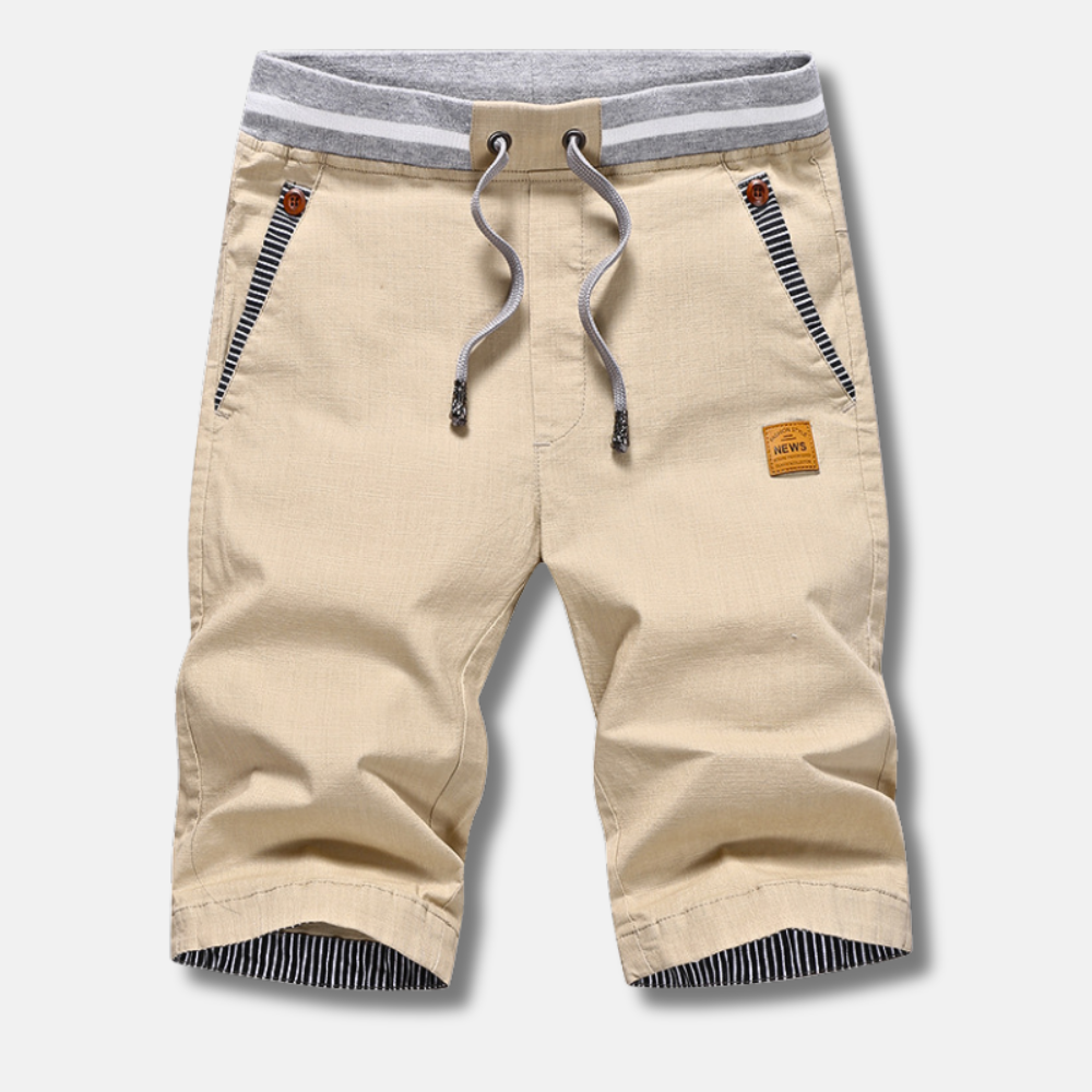 Shorts heren | Stretch met hoge taille