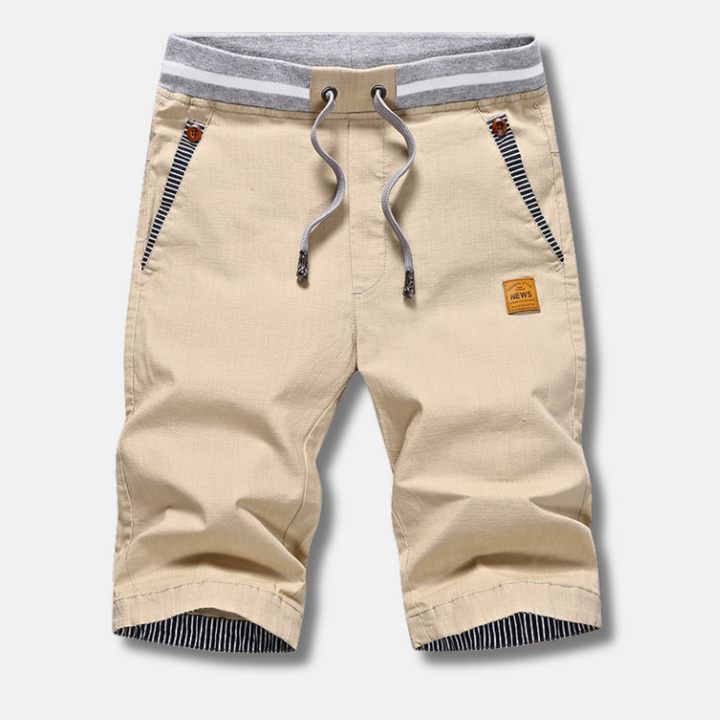 Shorts heren | Stretch met hoge taille