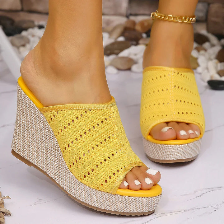 Sleehak sandalen | Comfortsandalen met open teen