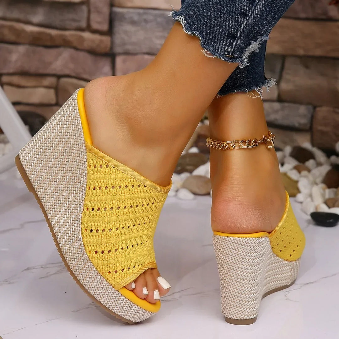 Sleehak sandalen | Comfortsandalen met open teen