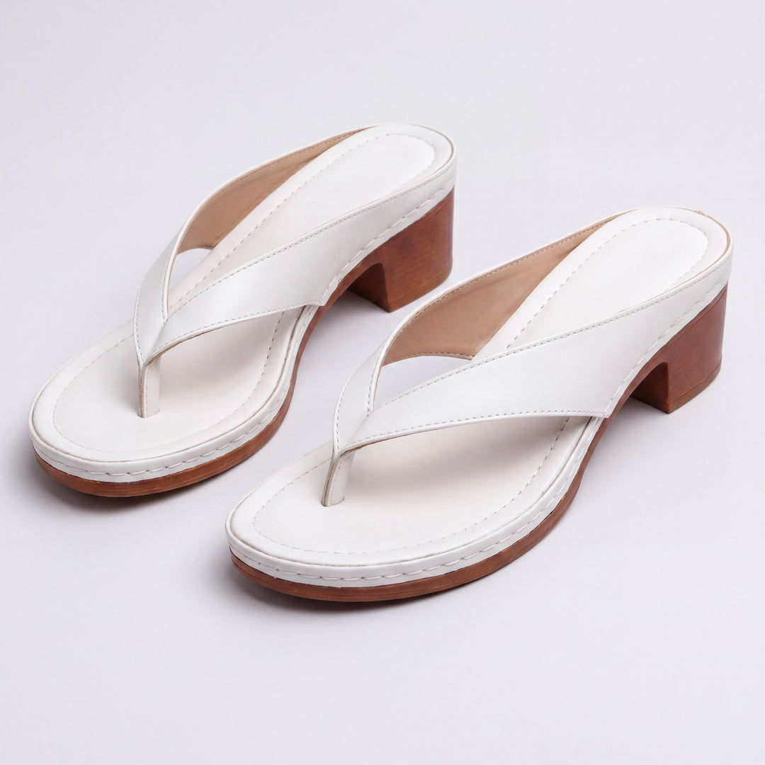 Slippers dames | Comfort slippers met lage hak