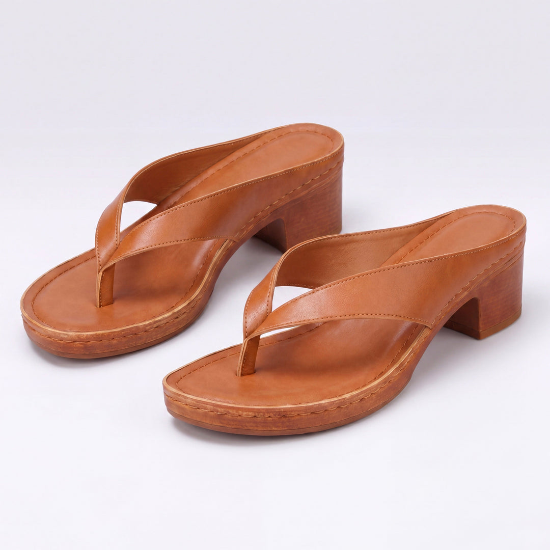 Slippers dames | Comfort slippers met lage hak