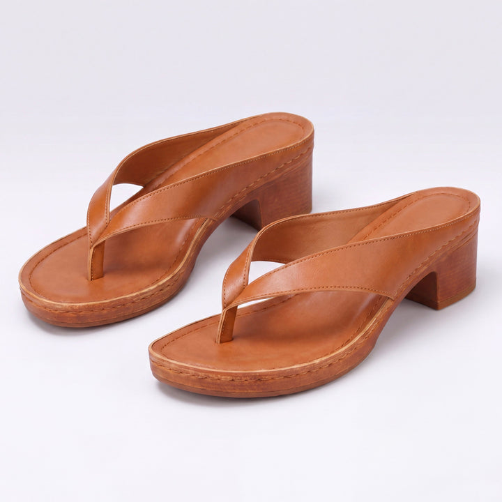 Slippers dames | Comfort slippers met lage hak