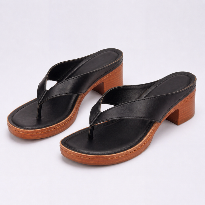 Slippers dames | Comfort slippers met lage hak