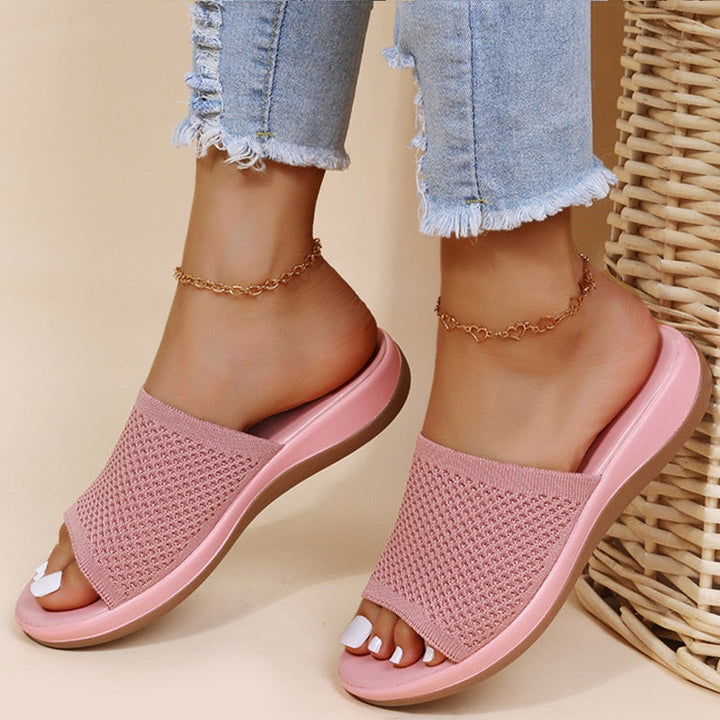 Slippers dames | Slippers met comfortabel voetbed