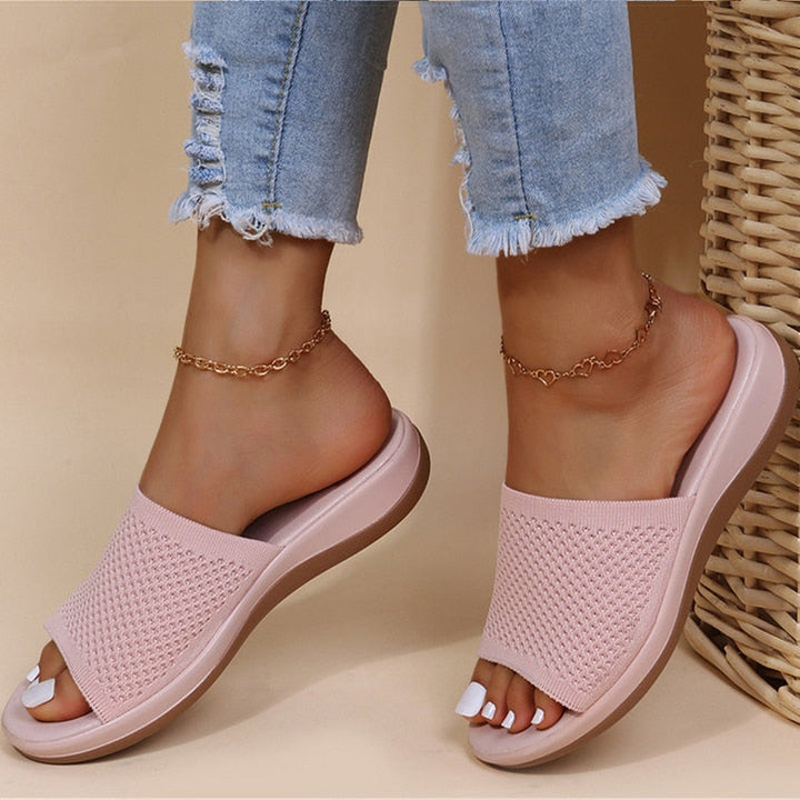 Slippers dames | Slippers met comfortabel voetbed