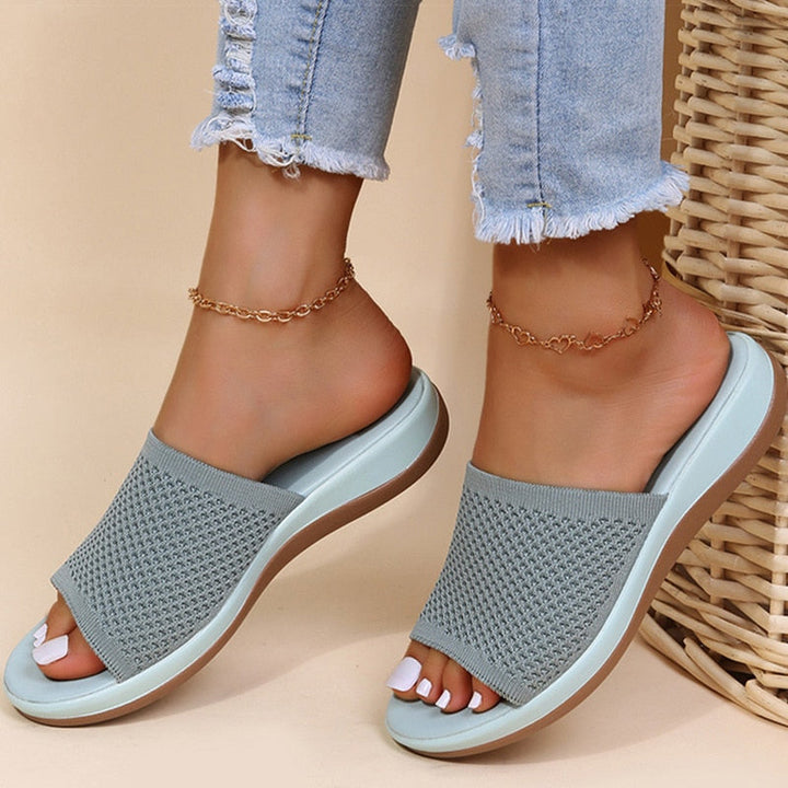Slippers dames | Slippers met comfortabel voetbed
