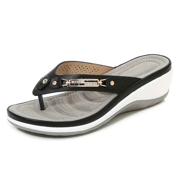 Slippers heren | Comfortabele slippers met brede band